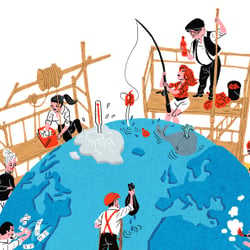 Illustration für das Greenpeace Magazin