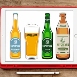 PRODUKT ILLUSTRATIONEN // Ratsherrn Brauerei