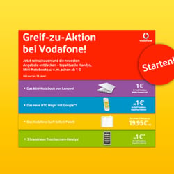 Vodafone Microsite