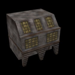 Old Building 3ds Max, Photoshop