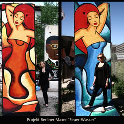 Projekt „Feuer-Wasser“/ Berliner Mauer