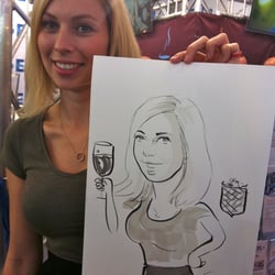 Karikaturist Messe