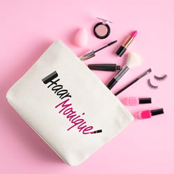 Logo Design für den Friseur- und MakeUp-Salon „HaarMonique“