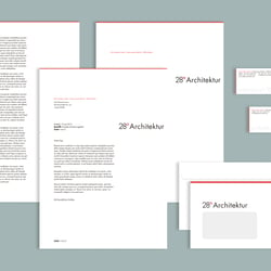 28 Grad Architektur Briefausstattung