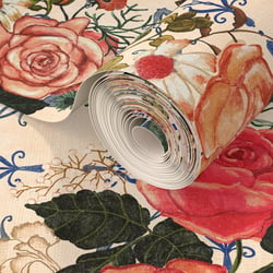 Victorian Rose – Tapeten Mockup