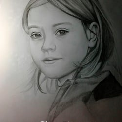 Mädchen Bleistift