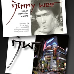 Visitenkarte – Jimmy Woo (Bar & Restaurant)