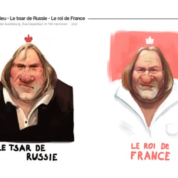 Gérard Depardieu – Le roi de France – Le Tsar de Russie