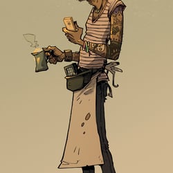 Ein Barista