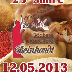 Vorderseite eines Bäckerei Flyers