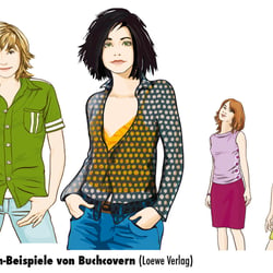 Figuren von Mädchenbüchern
