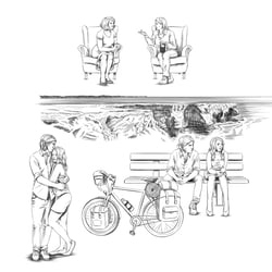 Illustrationen für Drehbuch 1
