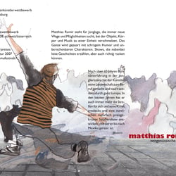 flyer für einen nürnberger jongleur