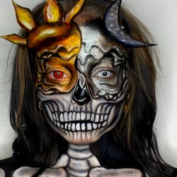 Skull Sun and moon