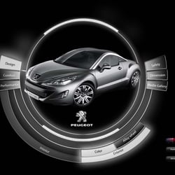 Interface Design Peugeot