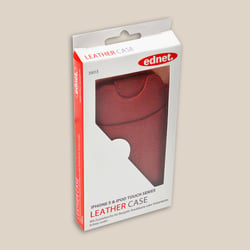Verpackung für eine Smartphone-Lederhülle