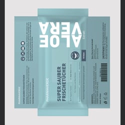 heart.dsgn, Sonja Gleixner // Packaging Design // Pharmaverde Feuchttücher