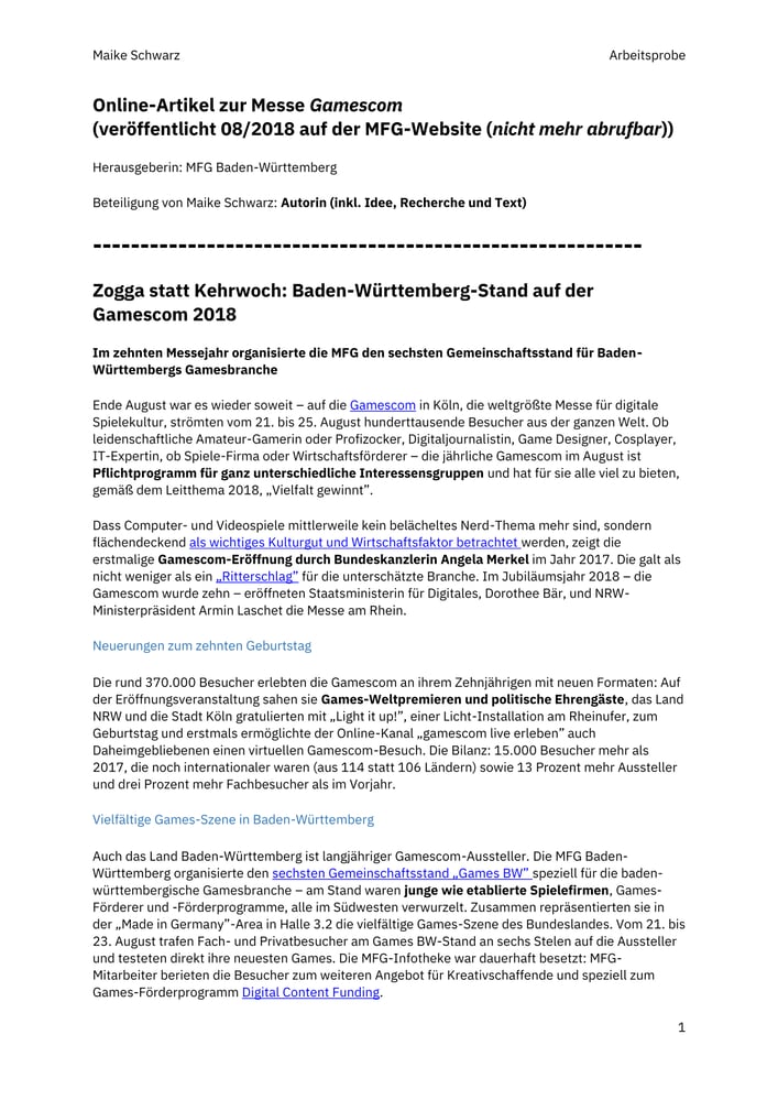 Zogga statt Kehrwoch