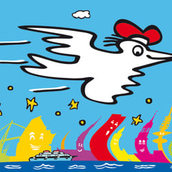 im Stil von James Rizzi
