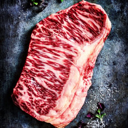 Rindersteak, roh