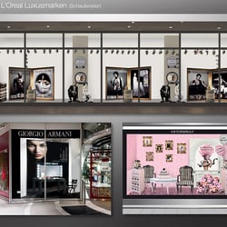 Schaufenster für Luxusmarken