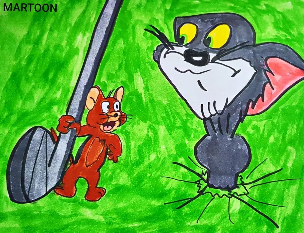 SKETCHTEMBER 21 – NR.9 -THEMA: TOM UND JERRY
