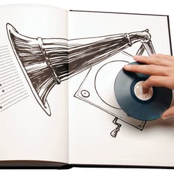 buchbegeleitende CD mit Originalaufnahmen der vorgestellten Jazzmusiker