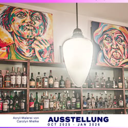 Ausstellung in Cottbus, carographic, Pop Art Kunst der Malerei von Carolyn Mielke