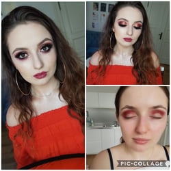 Lady in red