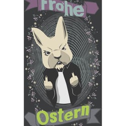 Frohe ostern 2022 insta Postkarte Vorderseite