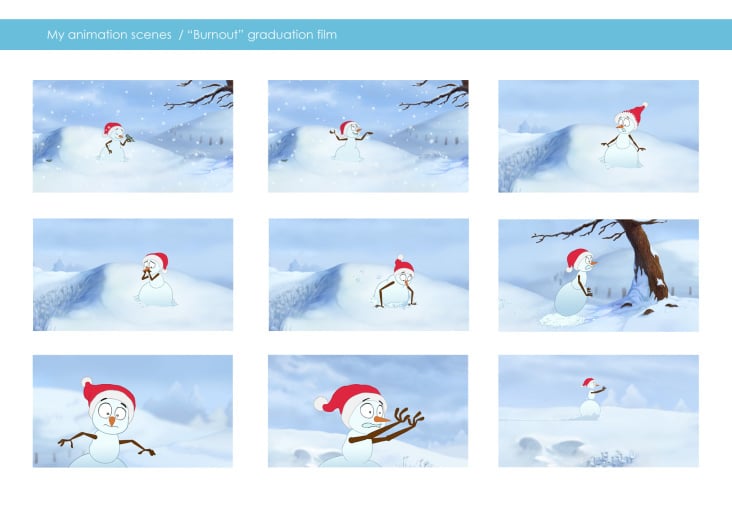 „Burnout“ my animation scenes