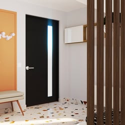 Entrance in bright colors