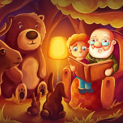 Illustration „Geschichten von Opa“