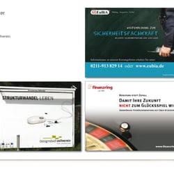 18/1 Plakate Eubia, Finanzring & designstadt zollverein