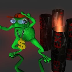 3D Charakter Frosch