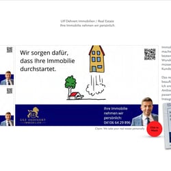 Ein kleiner Job: Anzeigen und SocialMedia-Filmchen für einen regionalen Immobilienmakler