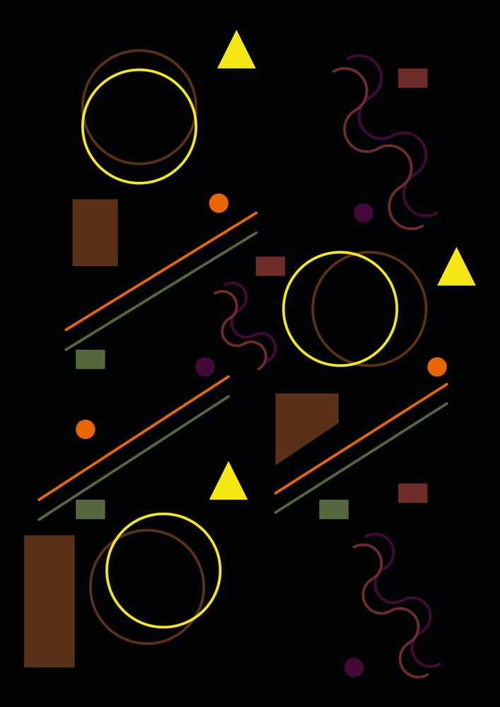 Geometrische Muster/ Raumgestaltung