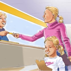 Layout Mutter und Tochter