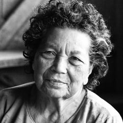 Alte Frau im Portrait-Ecuador