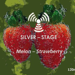 Silver Vape Design Melon Strawberry