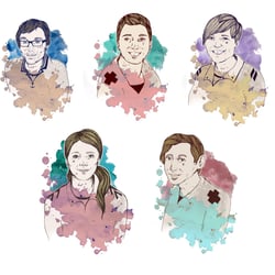 Illustrationen für das ifp-Institut zur Förderung publizitischen Nachwuchses München