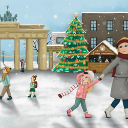 Winter am Brandenburger Tor