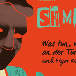 Theaterposter für das Stück „Rabbits Shmabbits“ für das Russische Theater Nürnberg