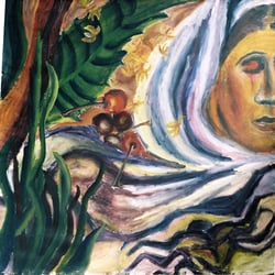 Nature#3, 110×105cm, Acryl auf Leinwand