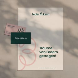 Geschäftsausstattung und Broschüre