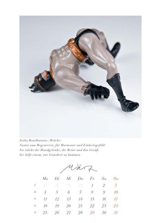 ♥ Yoga For Superheros ♥ Batman Kalender 2013