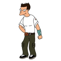 Illustration im Futurama Stil