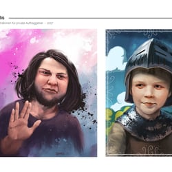 Diverse Porträts