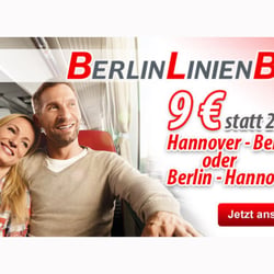 Landingpage Banner „BerlinLinienbus“ für DailyDeal GmbH