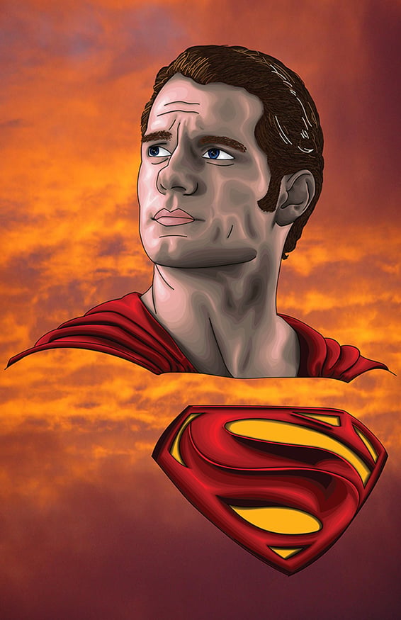 Superman final illustration